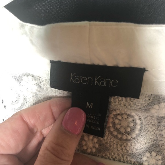 Karen Kane Crochet Duster Vest - Picture 4 of 5